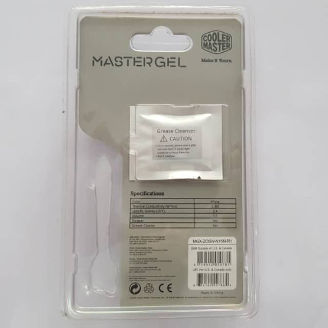 THERMAL PASTE PASTA PROSESOR COOLER MASTER MASTERGEL N-15M ORIGINAL