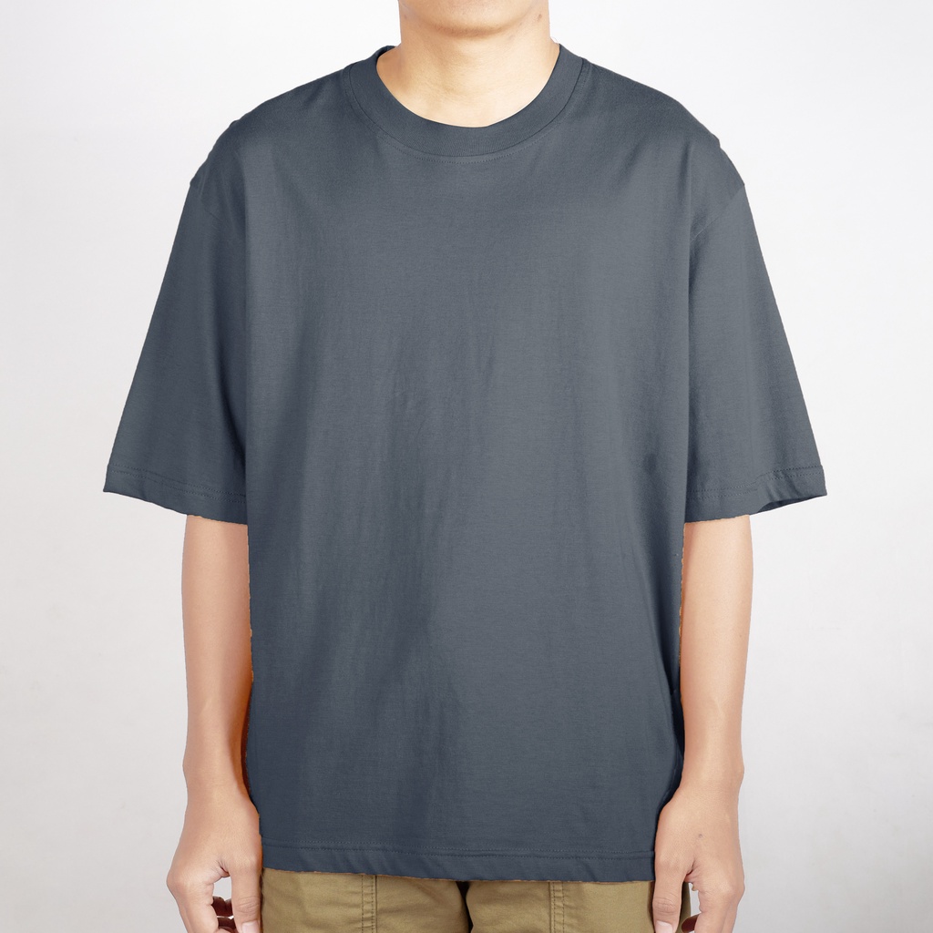 OVERSIZE TEES STONE GREY