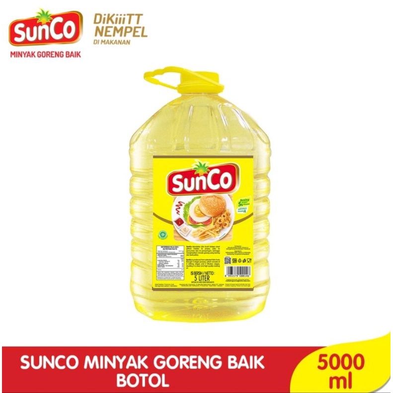 Minyak Goreng Sunco 5Liter Botol