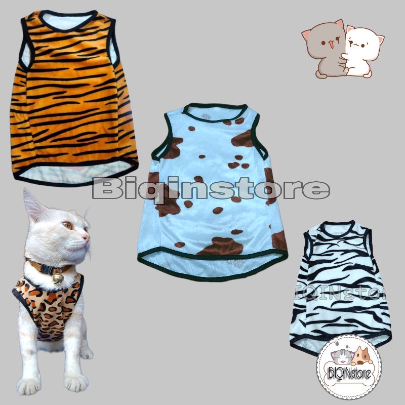 Baju Kucing Kelinci Musang Anjing Kecil Motif