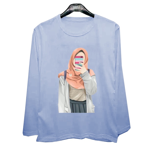 Kaos Panjang Hijabers Big Size XXL XL L M-3