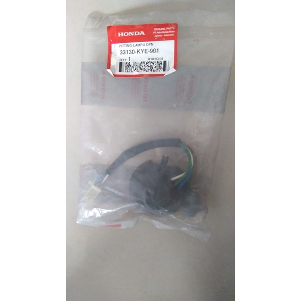 Socket Comp Headlight Piting Lampu Depan Honda Mega Pro 33130KYE901