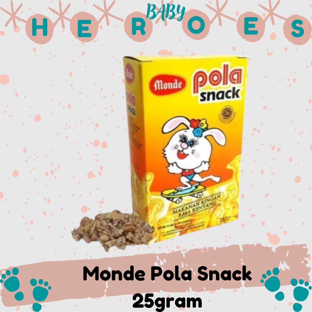 

Monde Pola Snack 25gram - Cemilan jadul snack masa kecil nikmat termurah terkenal