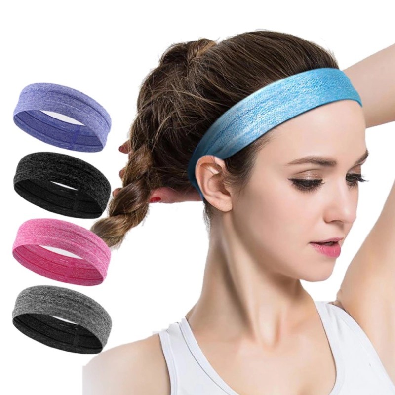 AOLIKES 2103 Headband Hairband Sport Head band Bandana Pengikat Kepala Mini Yoga Running Gym