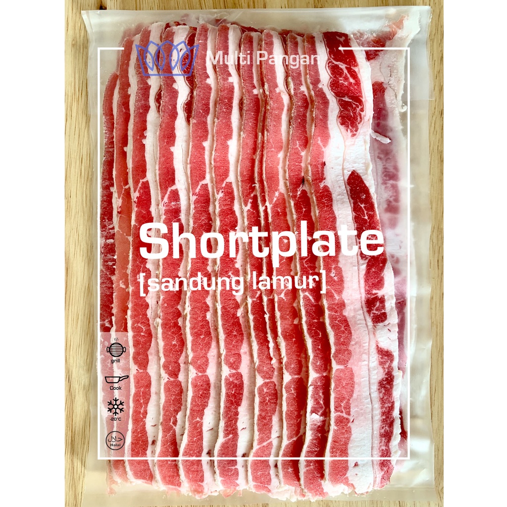 Daging beef fat shortplate slice - yoshinoya (500gr)