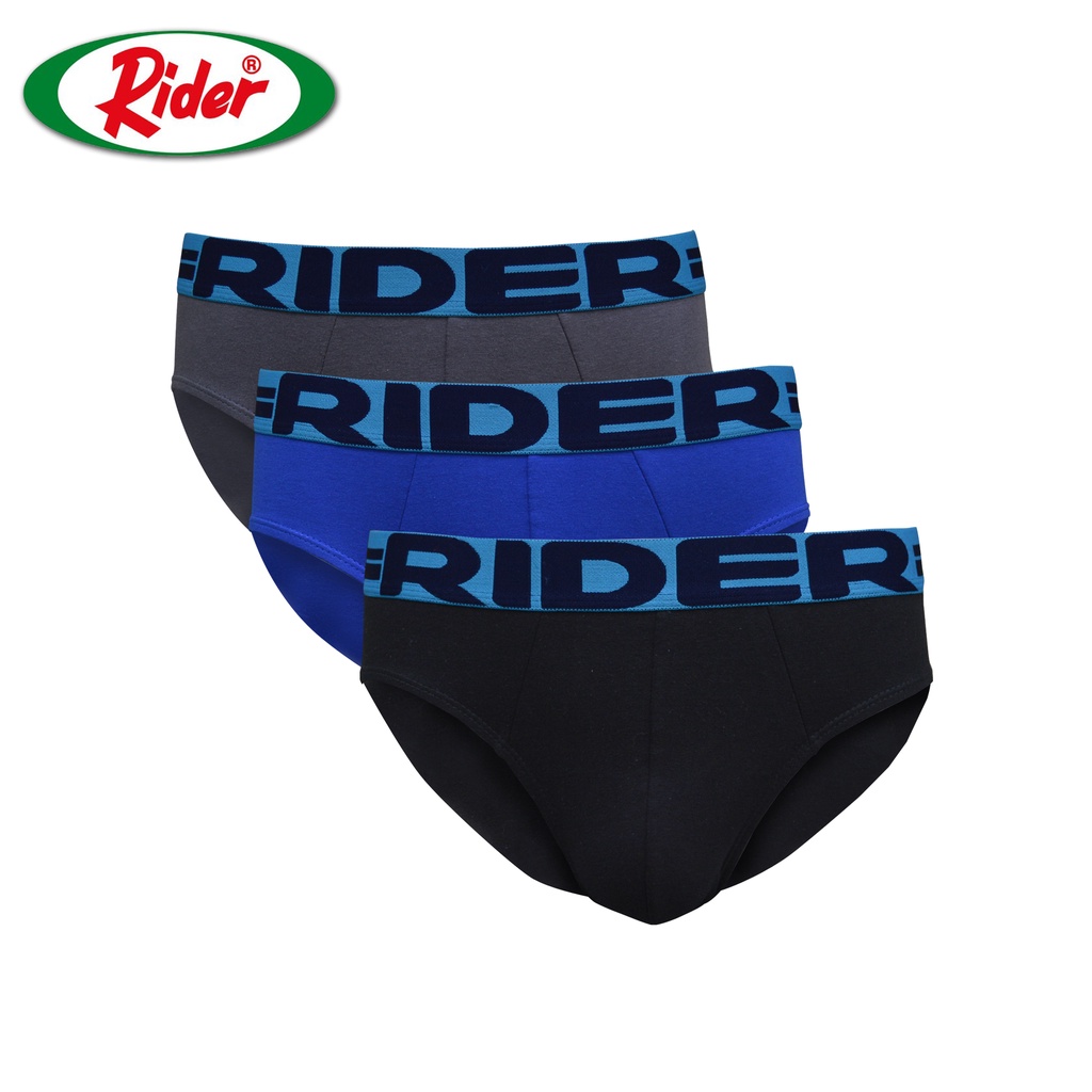 3 PCS ORIGINAL | Celana Dalam Rider Sport Brief Pria R762B Multi warna (3 Pcs in 1 Box)