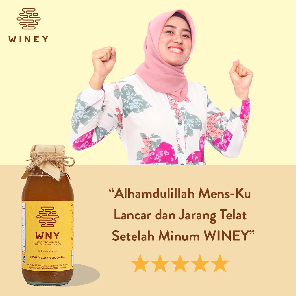 WNY | Atasi Mens atau Haid Tidak Teratur | Winey Healthy Drink | BPOM | HALAL | Atasi Mens atau Haid Sakit | Pelacar Mens | Pelancar Haid BERGARANSI