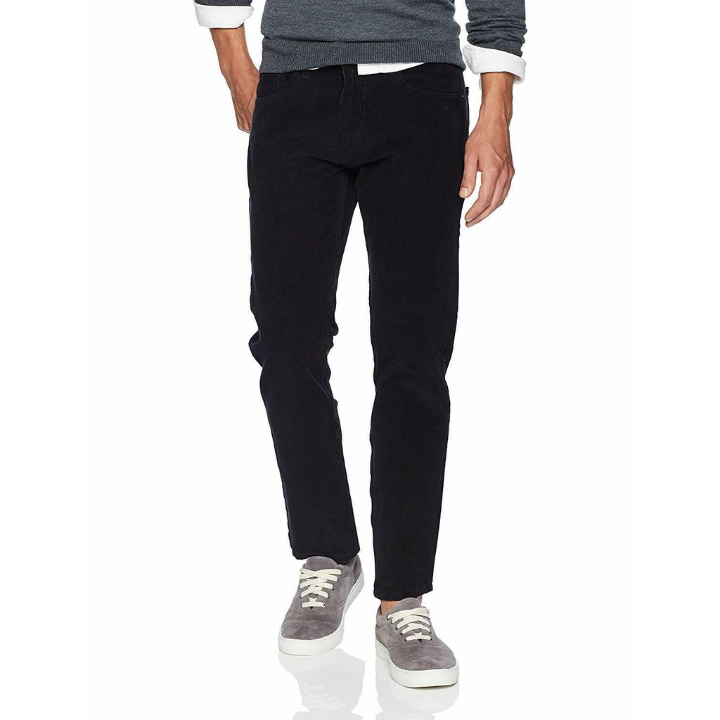 Levis 502 Pants Deep Black Corduroys Stretch