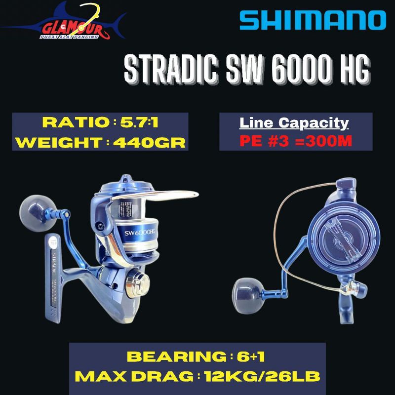 REEL PANCING / KATROL PANCING / REEL SHIMANO / KATROL SHIMANO / SHIMANO STRADIC / SALT WATER / SHIMA