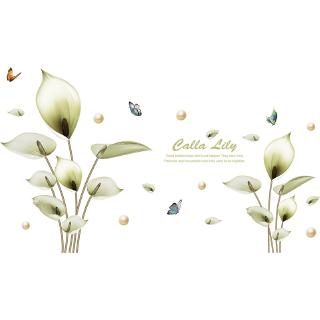  Dinding  latar  belakang  hijau calla lily headboard Shopee 