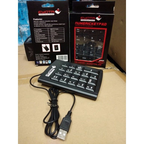 KEYBOARD USB NUMBERIC EYOTA MURAH BERKUALITAS