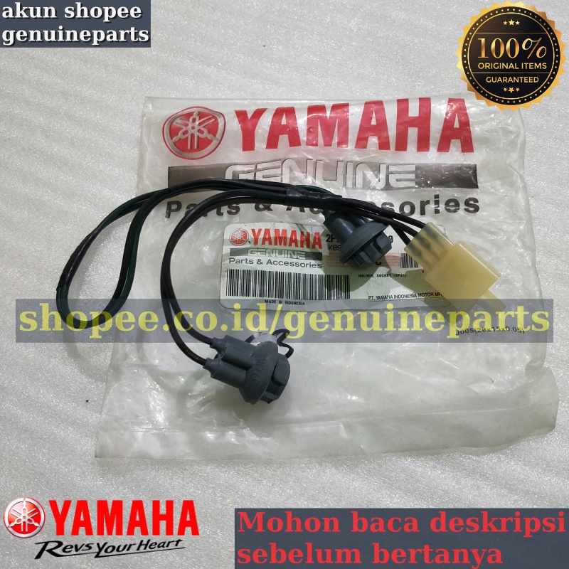 FITING KABEL SOKET LAMPU SEIN RITING DEPAN JUPITER Z 110CC 2003-2009 BURHAN ORI ORIGINAL ASLI YAMAHA
