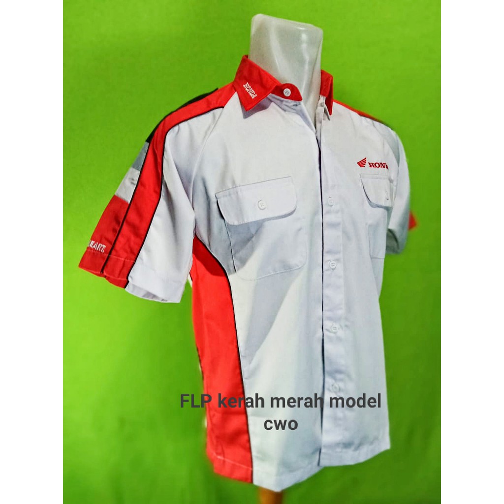 Seragam FLP Honda plus bordir nama dealer / Ahass