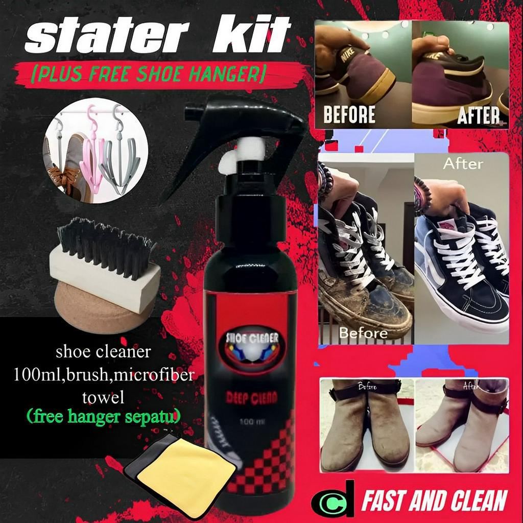 CleanShoe 3-in-1 Pembersih Pemutih dan Perawatan Sepatu Terpercaya