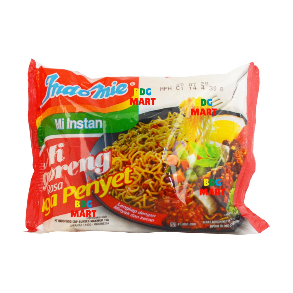 

ECERAN Indomie Iga Penyet Mie Instan Goreng Lengkap Dengan Minyak dan Kecap - 80gr