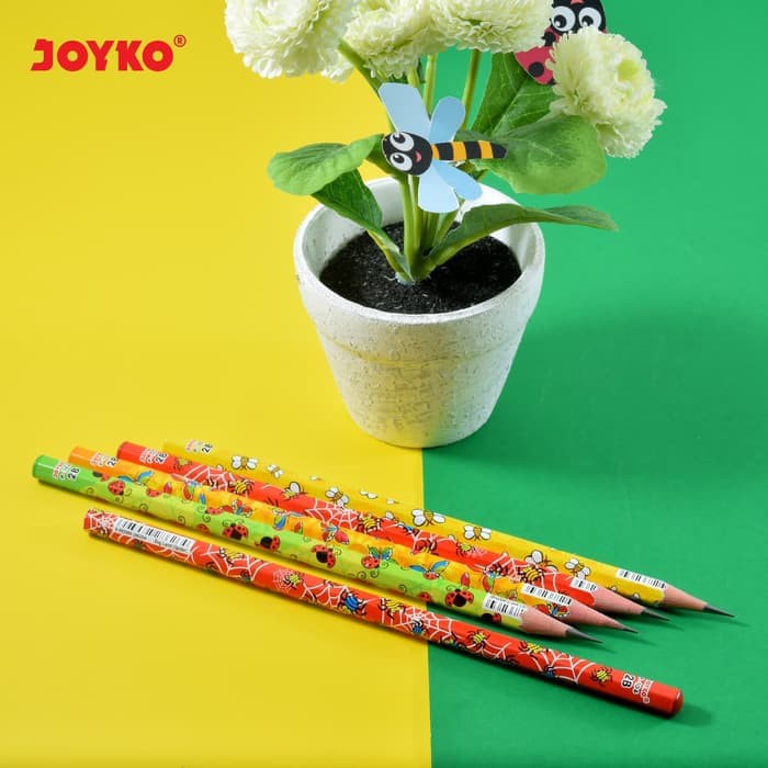 

JUAL PENCIL / PENSIL JOYKO P-106 / 2B / BUG LAND / 1 BOX 12 PCS