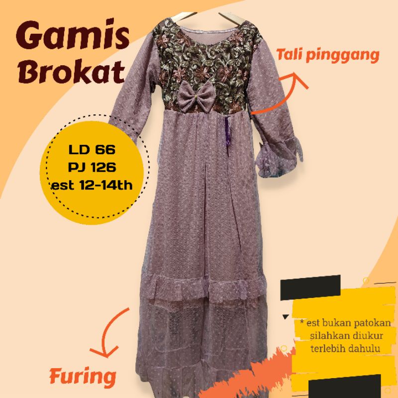 OS-GAMIS BROKAT ANAK TANGGUNG 9-13th