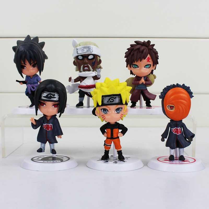 Action Figure Naruto 6 PCS