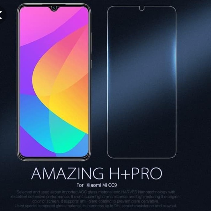 tempered glass nillkin explosion Hplus pro Xiaomi Mi CC9