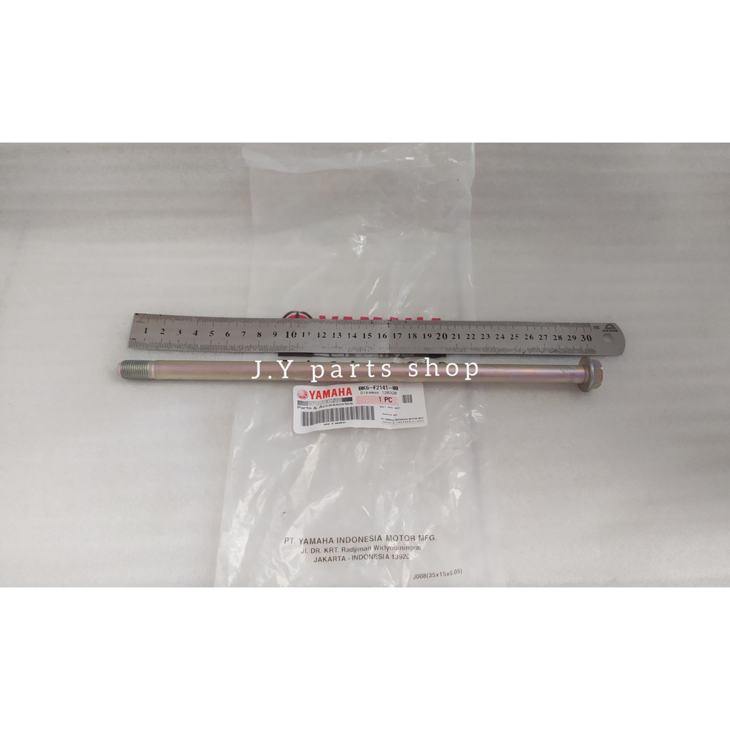 SHAFT PIVOT AS TENGAH SWING ARM FORK NEW R15 R155 VVA V3 MT15 VIXION R XSR 155 ORI YGP BK6-F2141-00