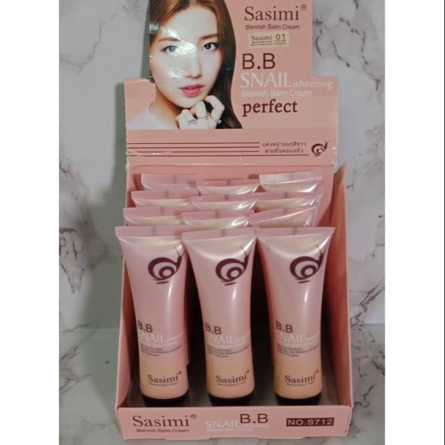 B.B SNAIL WHITENING BLEMISH BALM CREAM SASIMI