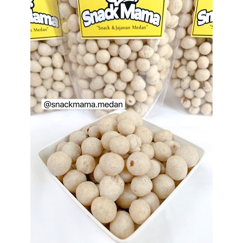 KACANG ATOM PUTIH 200GR / KACANG PILUS / KACANG ATOM SUKRO | SNACKMAMA