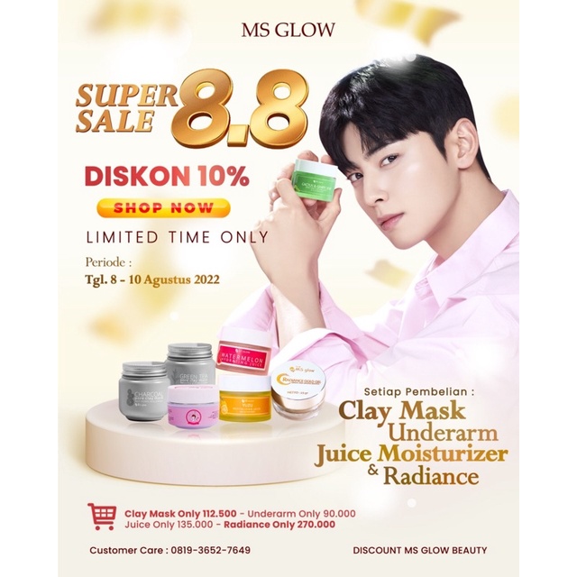 Promo Produk MS GLOW 8:8