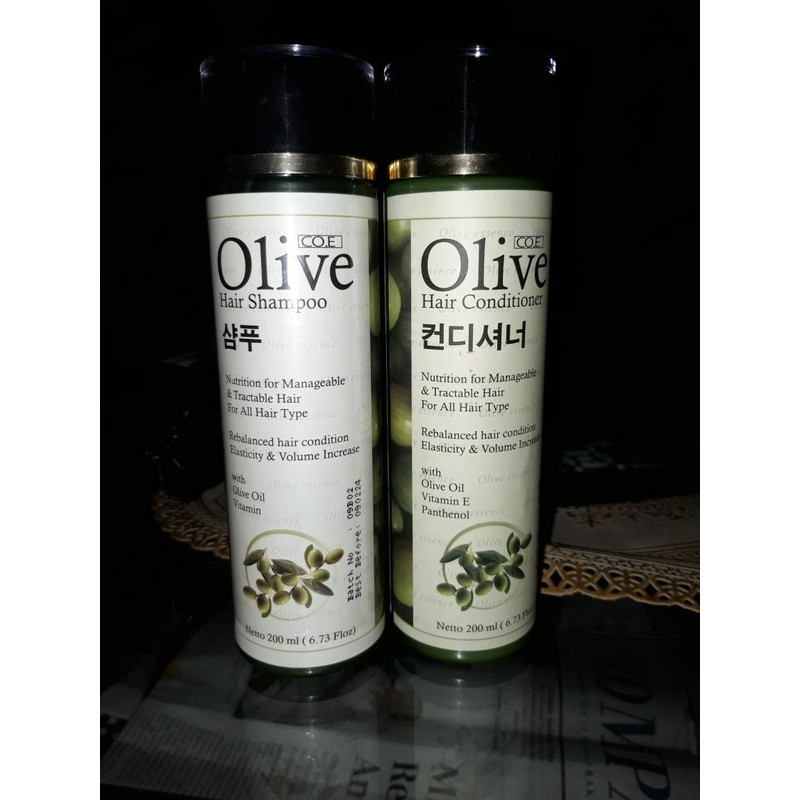 [COD] 2in1 Paket Pemanjang Rambut Shampo + Kondisioner Zaitun Ampuh dalam 5 Hari | SYB Olive BPOM