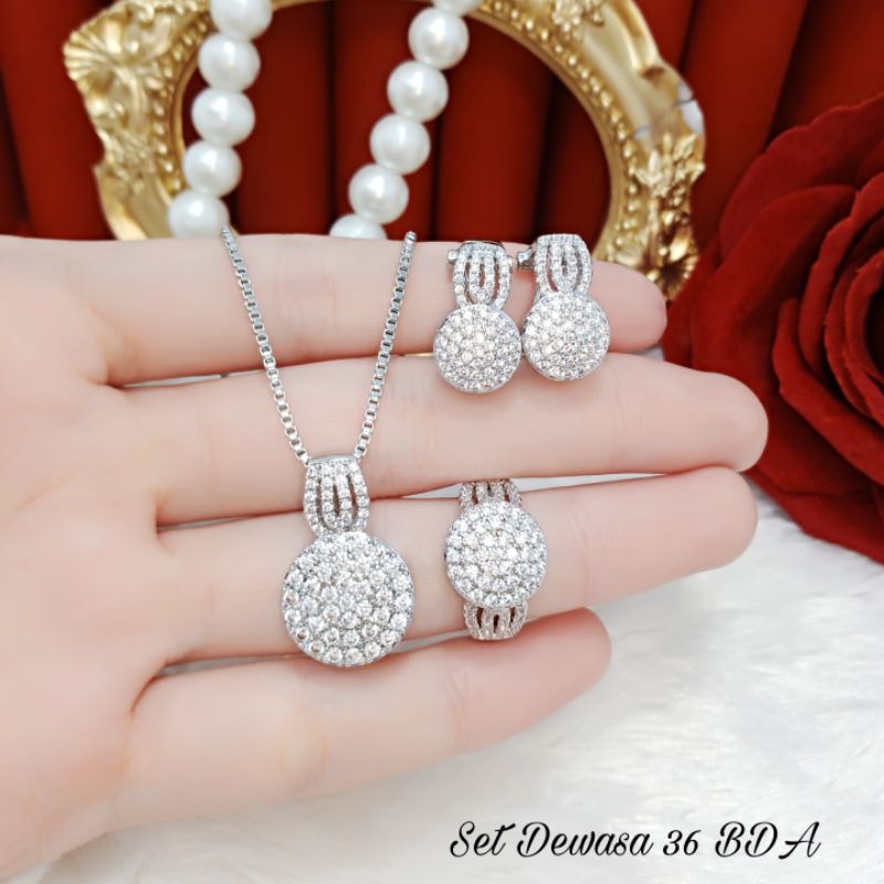 Perhiasan Xuping Set Dewasa Premium Zircon 36 BDA