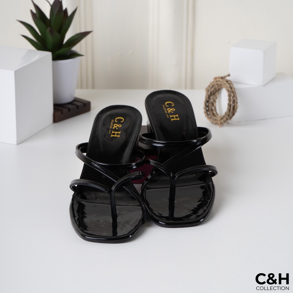 sandal heels wanita jmp / hak 3cm / sandal hak tahu