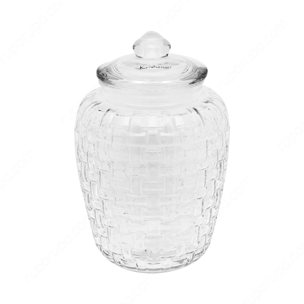 PROMO TERLARIS Ace Hardware / Krishome Toples Kaca Kedap Udara Tempat Kue Lebaran 2.4 Ltr