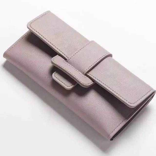 EV- 6017 DOMPET LIPAT KEPANG /DOMPET LIPAT PANJANG WANITA ASLI IMPORT-3