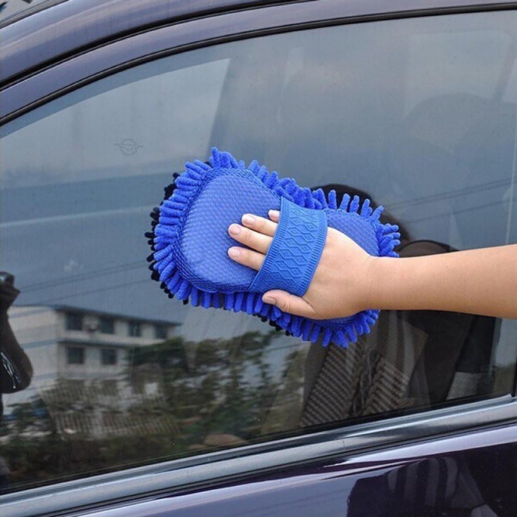 Bisa COD Sponge Busa Cendol Cuci Mobil Spons Microfiber Pembersih Kendaraan
