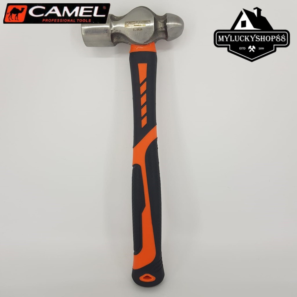 Camel Palu Konde 1LB Ball Pein Hammer Rubber Grip Karet 1 LB