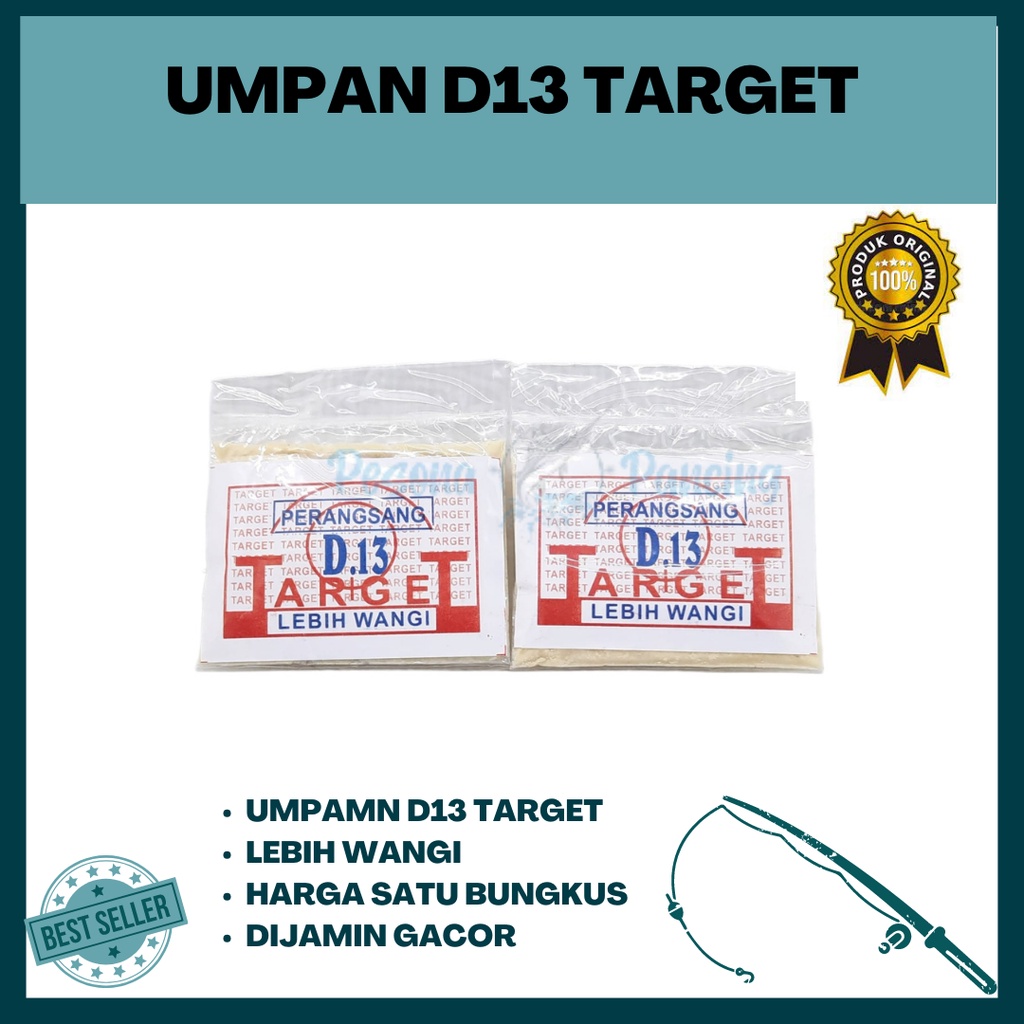 Umpan Pancing D13 TARGET Sangat MURAH