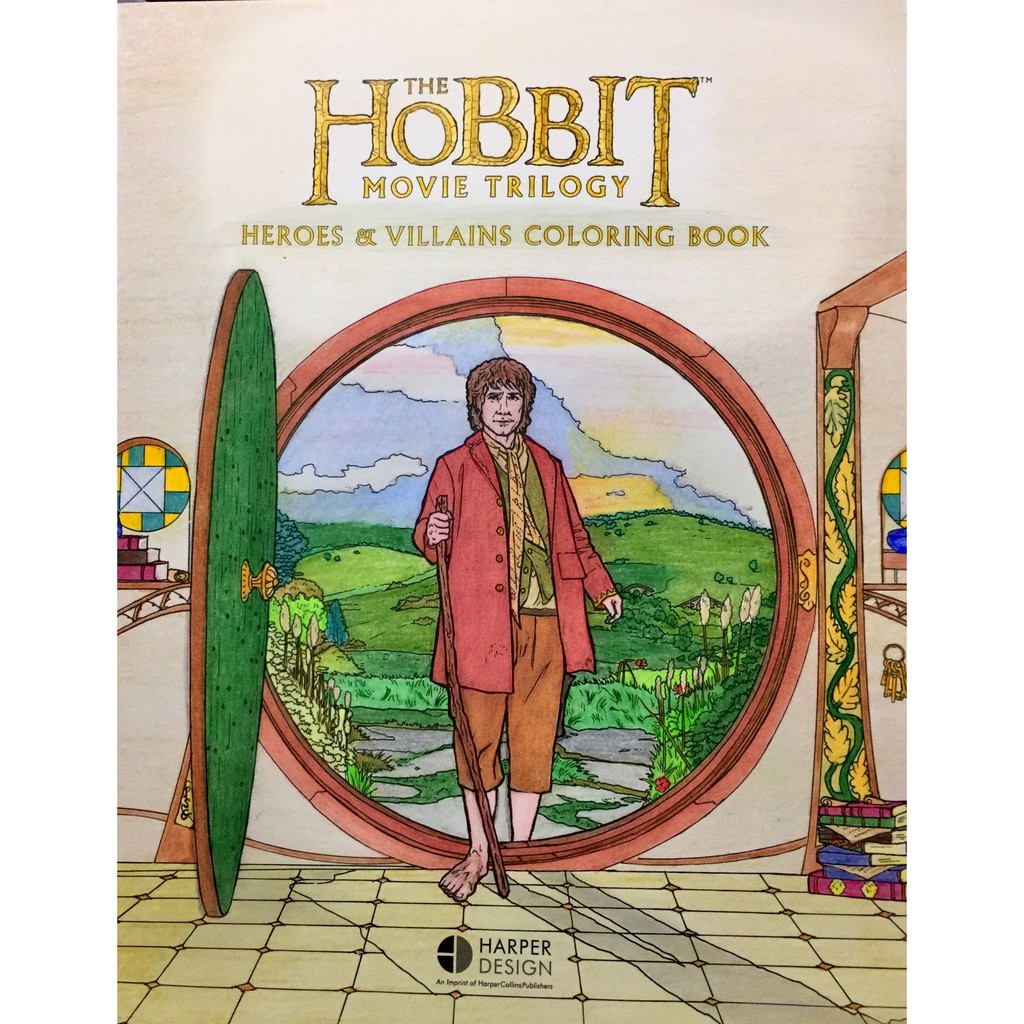 Download Cb70 Aaj Buku Mewarnai Dewasa Adult Coloring Book Import The Hobbit Movie Shopee Indonesia