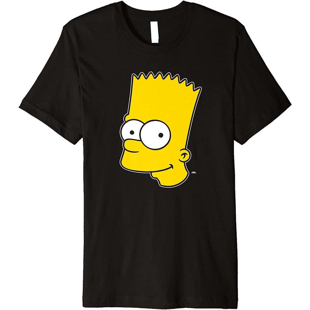 BAJU DEWASA the Simpsons Bart Simpson Face Premium T-Shirt