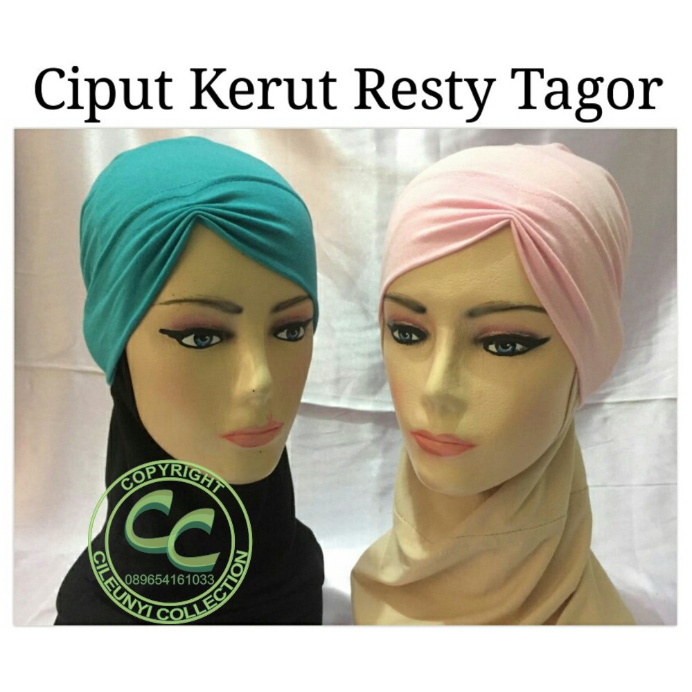 Ciput Arab Kerut / Dalaman Kerudung / Inner Hijab