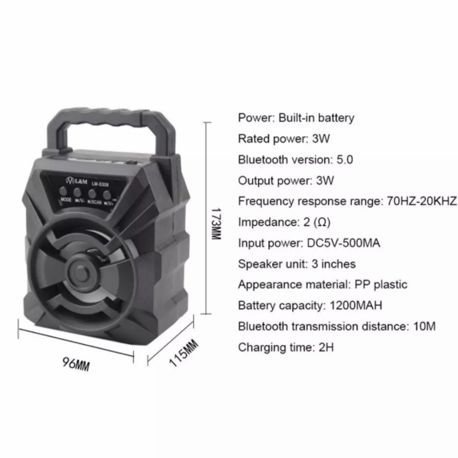 COD SPEAKER BLUETOOTH PROTABLE 3 INCH SX-2011 X-BASS//SPEAKER SALON AKIF SX-2011//SPEAKER MINI//SPEAEKER TENTENGAN