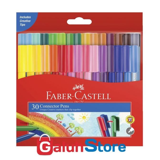 

(BISA COD) Faber Castell Connector / Spidol Creative Isi 30 CUCI GUDANG Kode 1027