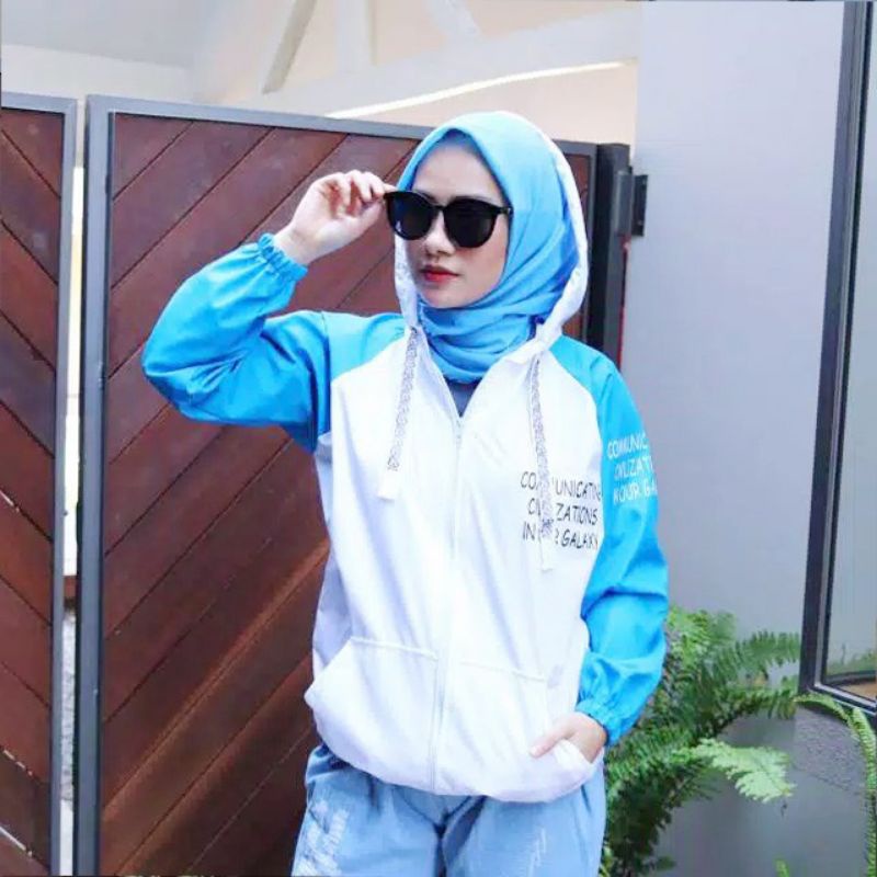 Jaket Parasut Lumino//Jaket wanita polos//jaket parka/jaket motif
