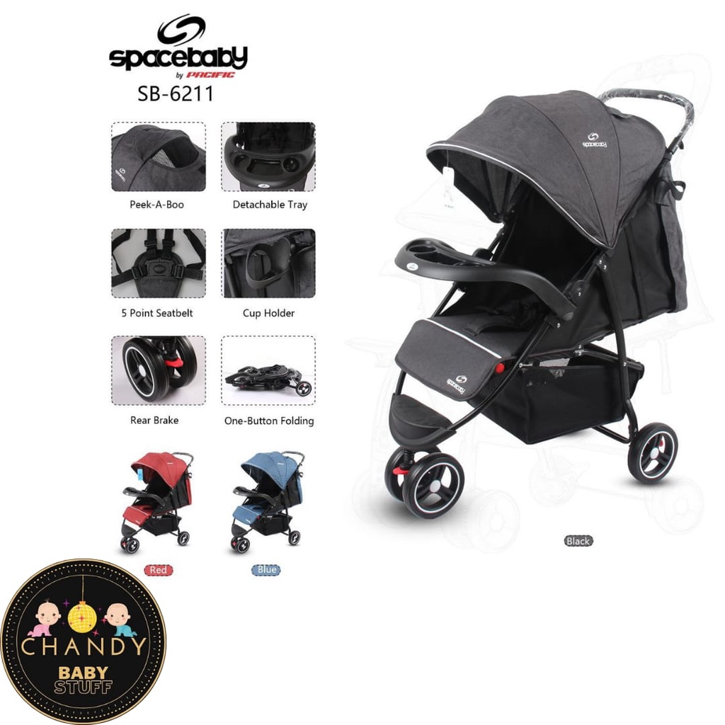 STROLLER SPACE BABY SB 6211