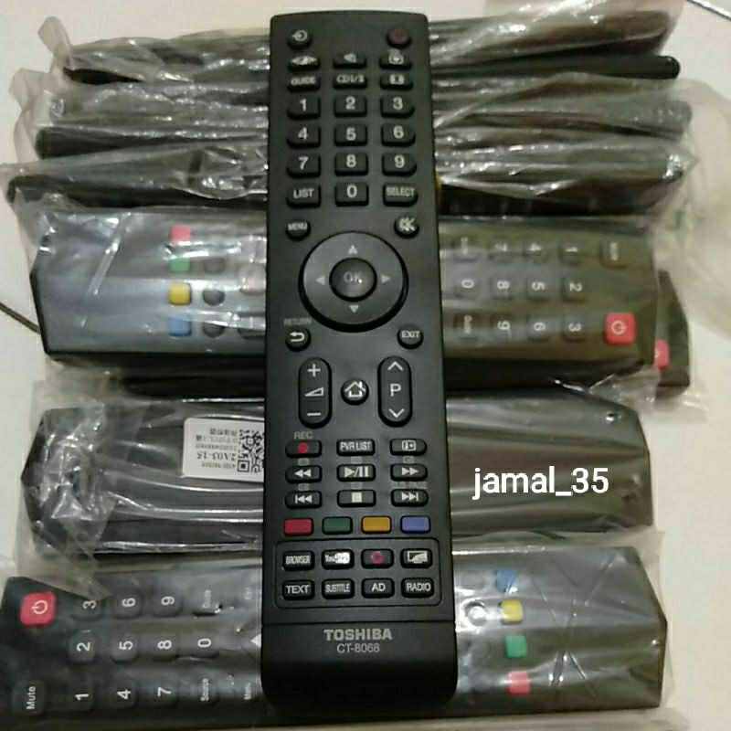 REMOTE REMOT TV TOSHIBA SMART TV LED CT-8068 ORIGINAL ASLI