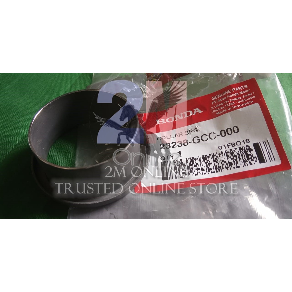 Mdr COLLAR SPRING TUTUP PER CVT BEAT FI-SCOOPY FI ORI AHM 23238-GCC-000