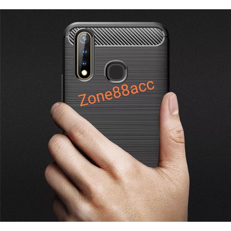 Silicon Case VIVO Z1 Pro Softcase iPAKY Carbon Casing Cover TPU