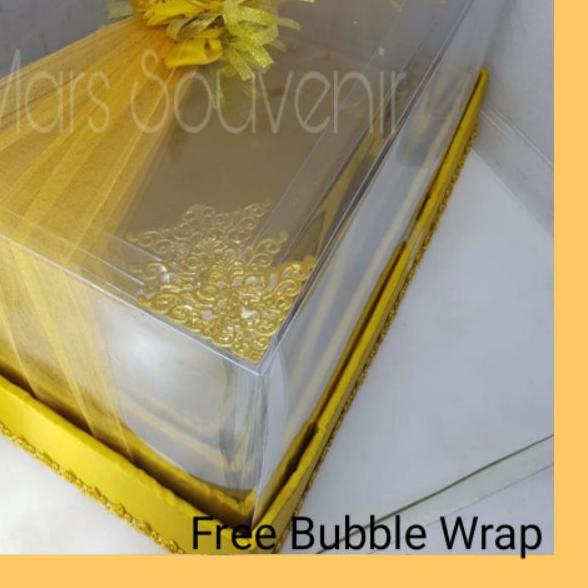 

► Box Hantaran Seserahan Mika Tile Gold 1 Set Isi 4 Box - ✦