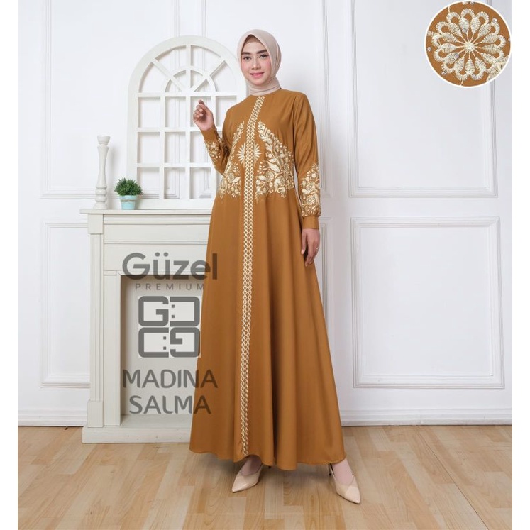 Gamis Madina Salma kualitas premium ori guzel terlaris