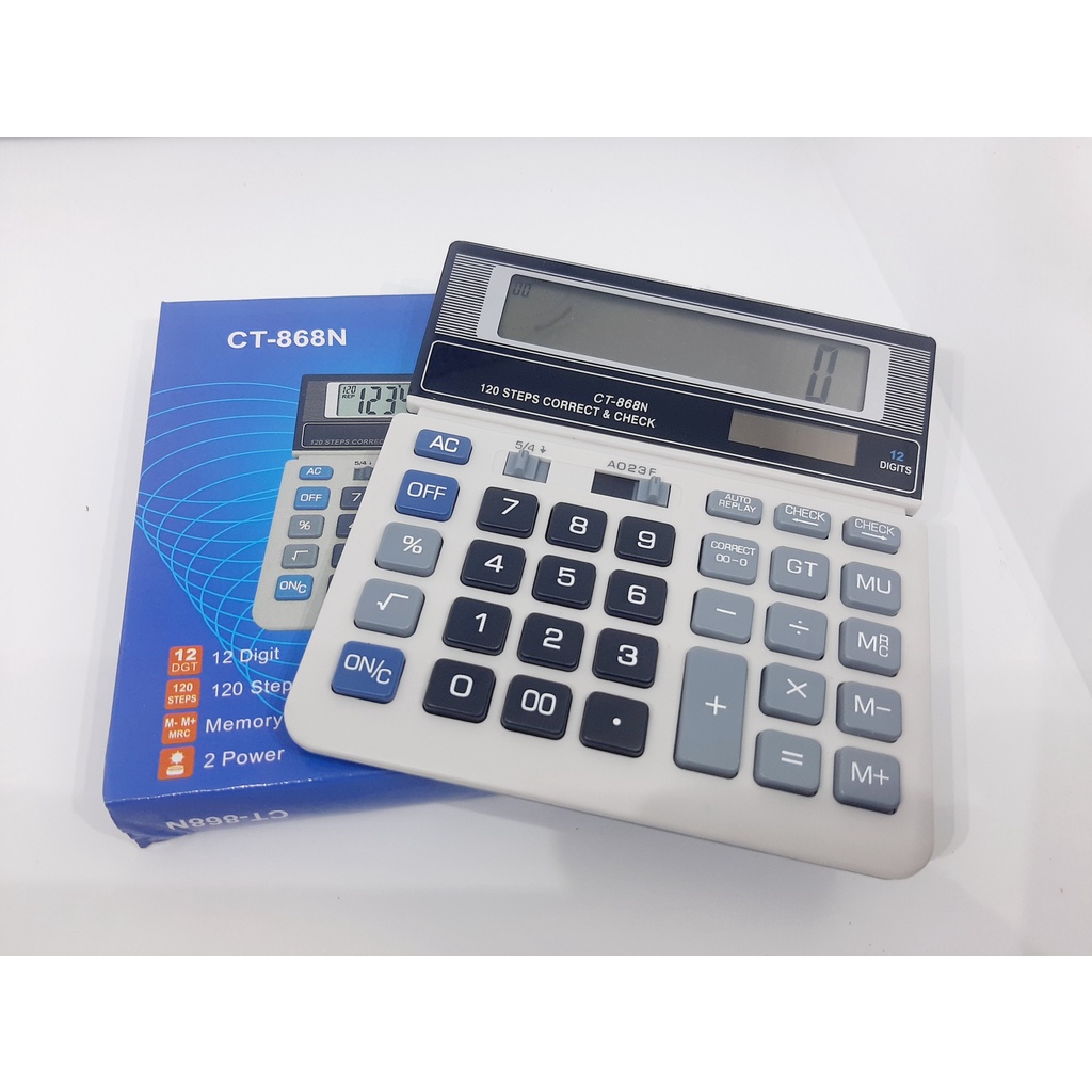 

Gambar Kalkulator Citizen CT-868N / Calculator Alat Penghitung Angka
