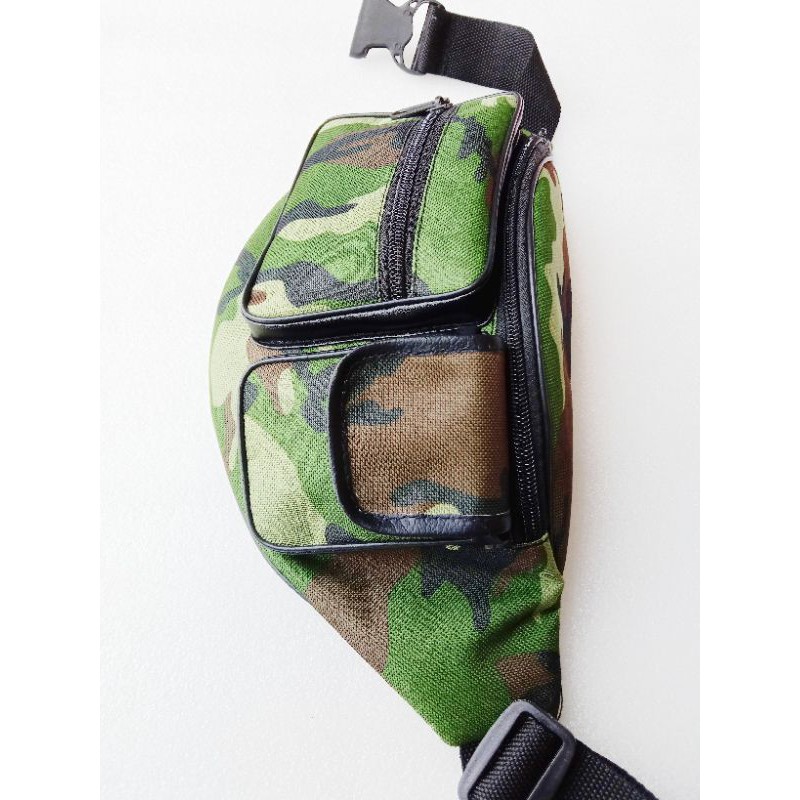 waistbag ARMY loreng pincang