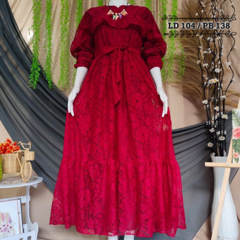 GAMIS BRUKAT MURAH REMPEL DADA